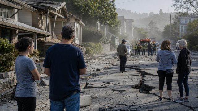 Northern California Quake Shakes Communities, Leaves Mark on Residents